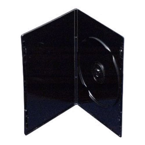 20 Pack Slim 7mm Single Black DVD CD Cases Premium Quality - slightly scuffed.