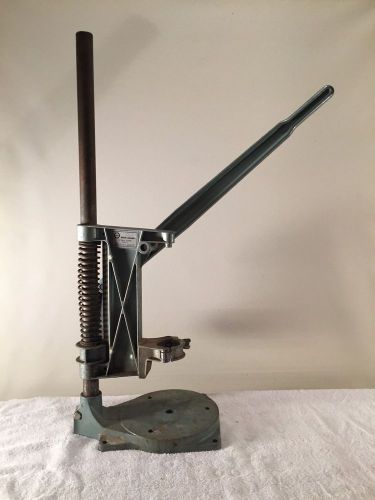 Drill Stand Black &amp; Decker Type 2 Carpentry/Cabinetry Metal Shop 1/2&#034; Press Rare