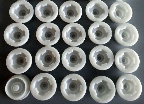 (20 Pack) Poly Plug Buttress Bung Cap 2&#034; w 3/4&#034; Knock Out for Plastic Barrels
