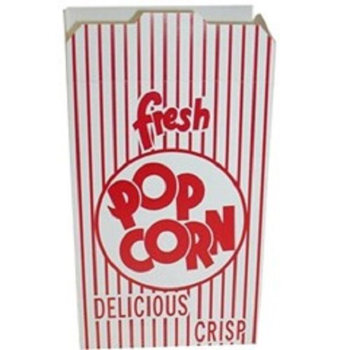 950 Dixie 4ER Red Automatic Bottom Classic Popcorn Vendor Box with Reclose Tab