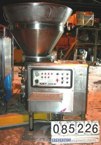 Used- reiser vemag meat stuffer, model robot 3000dc, 304 stainless steel. approx for sale
