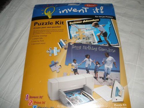 Invent It! Puzzle Kit-for Ink Jet Printers-Heat Set-MIOP