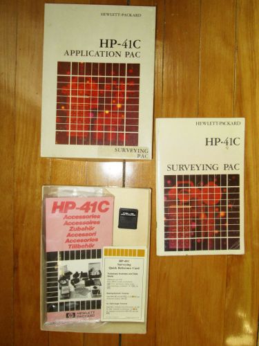 HP Surveying Pac for HP 41C 41CV 41CX