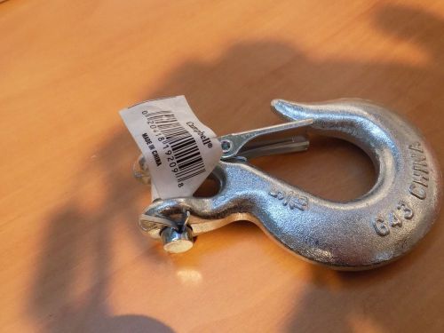 5/16&#034; clevis slip hook with latch (gr43)working load limt 3900 for sale