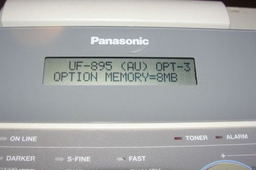 Panasonic panafax uf-895 super g3 fax/copy machine - free domestic shipping for sale