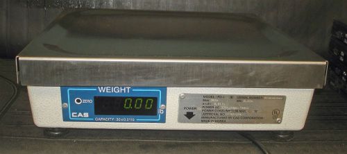 CAS PD-1 ECR 30lb Food Scale for POS or Stand-Alone