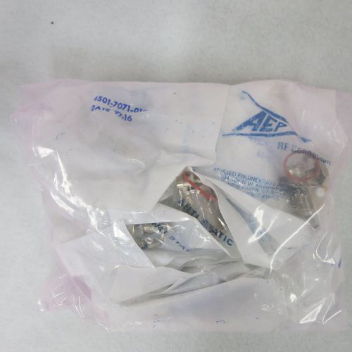 AEP 4501-7071-019 RF Type N F Crimp ST Panel Mount Connector (New) (Lot of 20)