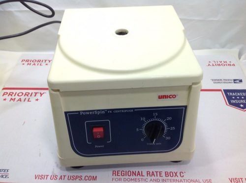 Unico c806 powerspin fx fixed speed 3,400 rpm, 6 place centrifuge for sale