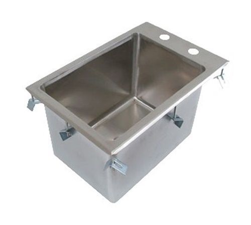 John boos pb-disink101410 drop-in sink - 10&#034; one compartment 10&#034;w x 14&#034; x 10... for sale