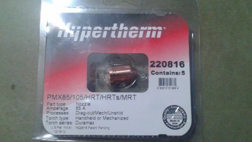 Hypertherm Genuine Powermax 85/105/ HRT/HRTs/MRT- 85 AMP Nozzles #220816