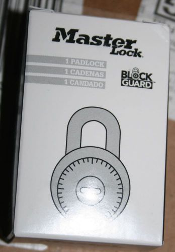 Master Lock 1525 combination lock padlock s96 black CASE LOT OF 100 block guard