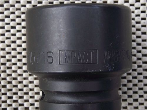 Armstrong impact socket 1 inch drive 1-15/16 USA 22-062