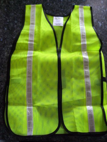 Cordova General Purpose Safety Vest V111W Men&#039;s Reflective Tape Neon Yellow NIB