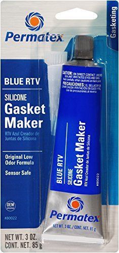 Permatex 80022 3 Ounce Blue RTV Silicone Gasket Maker