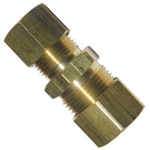 LASCO 17-6241 7/16-Inch Compression Brass Union