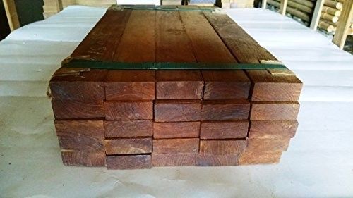 Pack of 25 teak wood boards. each at roughly 19&#034; x 2&#034; x 1&#034;. water proof outdoor for sale