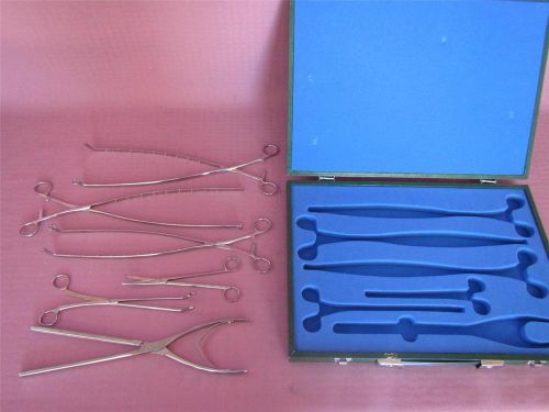 T.Y.Lin&#039;s Takasago Surgical Hepatic Liver Resection Instrument Set &amp; Case Japan