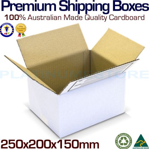 50 x Mailing Boxes 250x200x150mm Quality Cardboard Post Shipping Carton Box