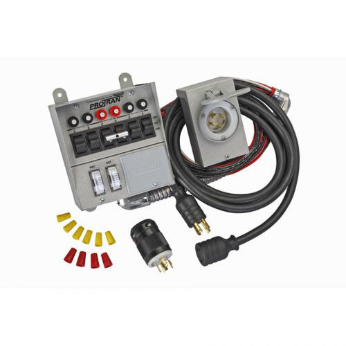 Transfer switch kit for portable generators - 30 amp - 120/240v - 6 circuit for sale