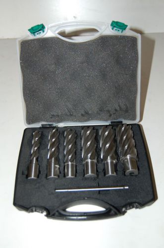 New 2&#034; annular cutter set of 6 for magnetic drill hss for sale