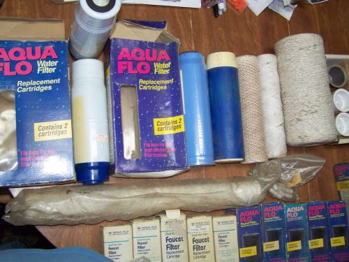 LOT OF WATER FILTER CARTRIDGES-VARIOUS ITEMS-GREAT DEAL!!