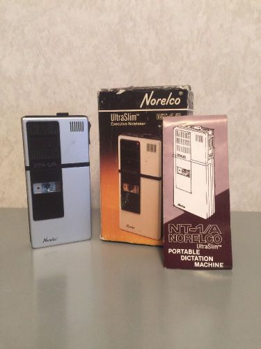 Vintage Norelco NT-1/A Dictation Note Taker with Tape