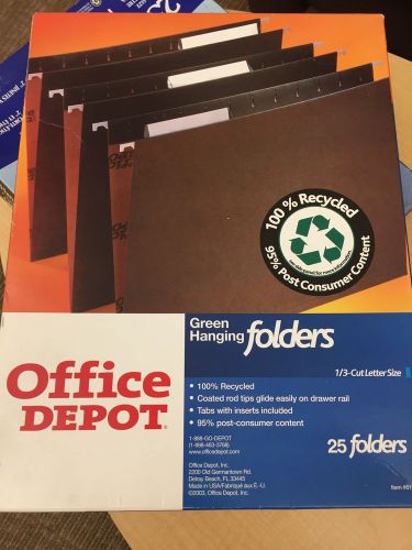 Office Depot Hanging File Folders Box Of 25