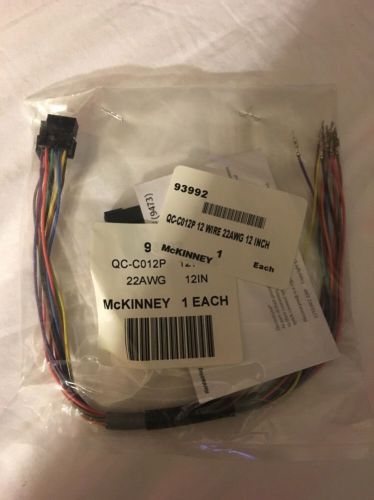 MCKINNEY QC-C012P 12 WIRE 22 AWG 12&#034; (BRAND NEW IN PACKAGE)