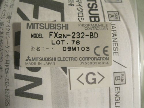 FX2N-232-BD  FX2N232BD MITSUBISHI RS232 COMMUNICATION BOARD