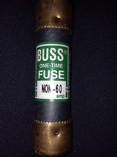 NEW! 60 amp 250 volt K5 Cooper Bussman General Purpose Fuses One-Time NON-60