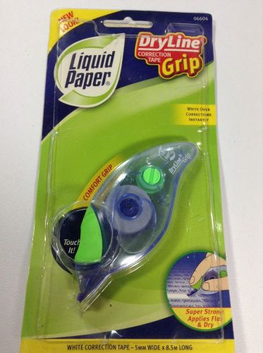 Liquid Paper DryLine White Correction Tape, 5mm x 8.5m L, 06604 Comfort Grip
