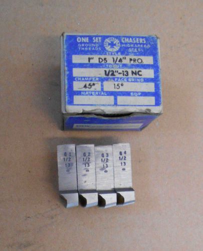 GEOMETRIC 1/2&#034; 13 Projection chasers for 1&#034; DS Threading Head. New