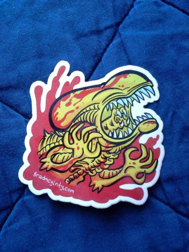Brad McGinty Alien Xenomorph Sticker