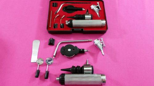 NEW Professional ENT NASAL OPHTHALMOSCOPE / OTOSCOPE DIAGNOSTIC SURGICAL Set