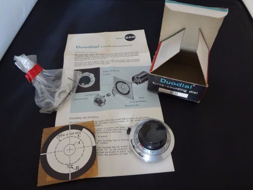 Beckman Duodial RB Turns Counting Dial, Box, Instructions, NOS Helipot, Complete