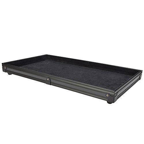 Aluminum jewelry stackable tray 14 3/4&#034; x 8 1/4&#034; x 1&#034;h for sale
