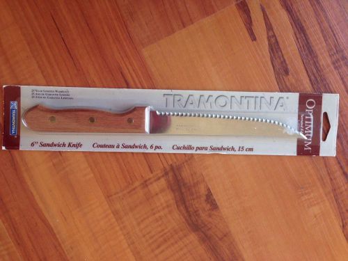 Tramontina Optimum 6&#034; Sandwich Knife 25bYear Limited Warranty Made In Brazil.