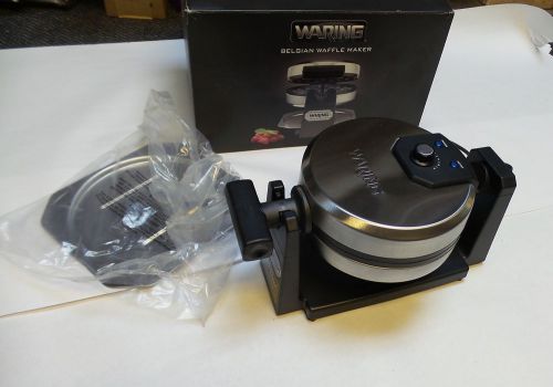 Waring Wmk200 Belgian Waffle Mkr Round Professional Quality for Home Use