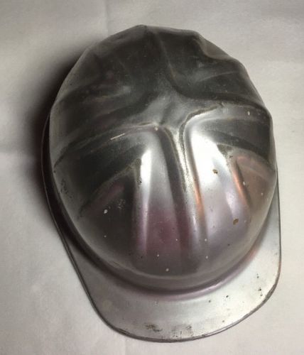 McDonald T Aluminum Hard Hat Miner Safety Helmet Metal USA