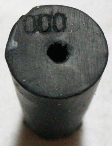 Rubber Stoppers: One Hole: Per Pound: Size 000 (~207 Per LB.)