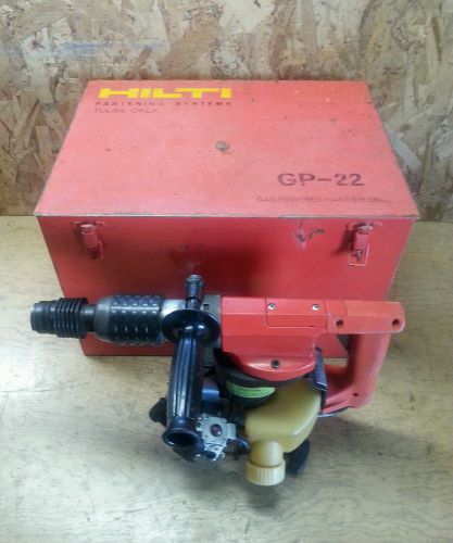 Hilti GP-22 Gas Powered Rotary Hammer Drill, Rotohammer with Original Case