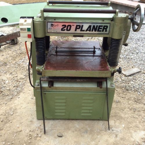 Grizzly 20 Inch Planer 3 Hp 240 Volt Single Phase
