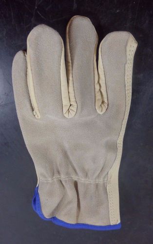 Condor leather drivers gloves, cowhide, xl 12 pairs, tan, |ov4| rl for sale