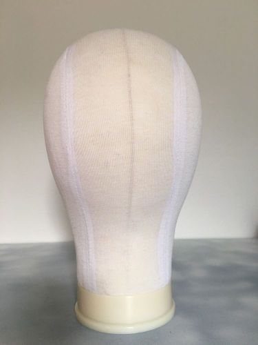 Cotton Wig/hat Head Block Stand Or Styling Head Great Condition
