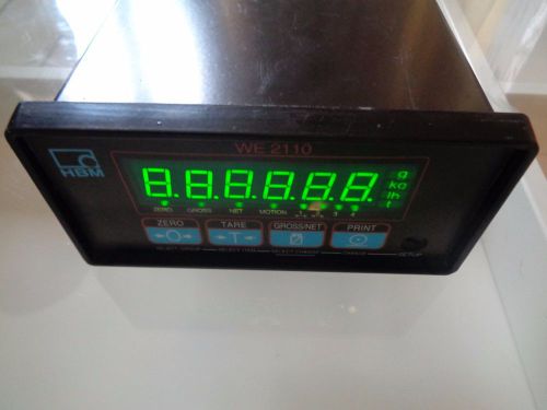 HBM WE2110 Digital Weight Indicator 110-240VAC 50/60Hz 10Va
