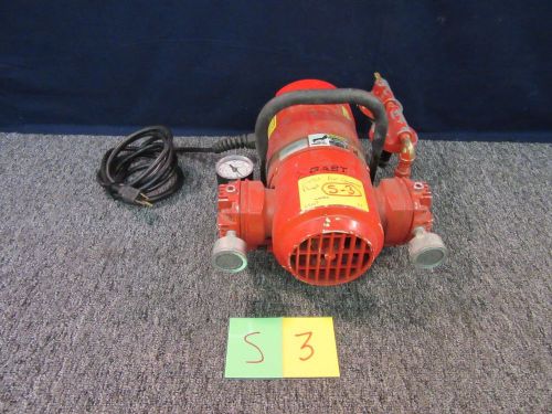 Gast air compressor vacuum pump portable tools gm motor 115v psi 1725 rpm used for sale