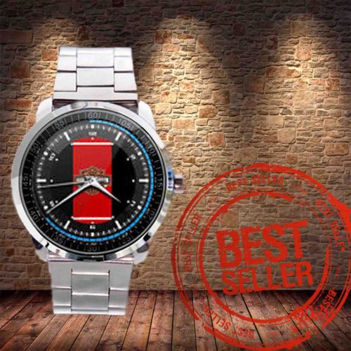 New Rare Harley Davidson Red Strip Sport Metal Watch Fit Your Tshirt Motor