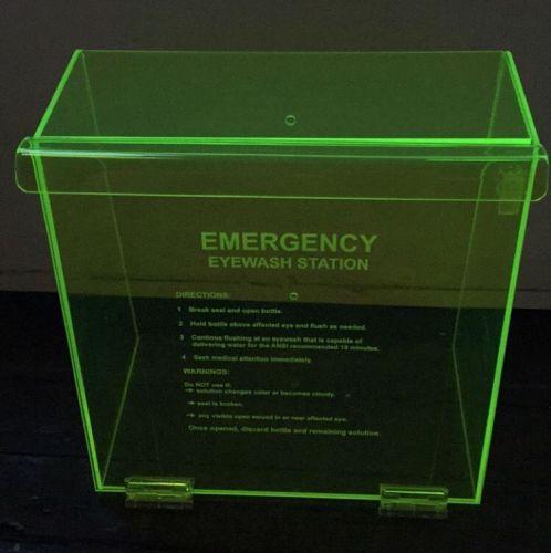 New emergency eye wash station kit case container 3pvl8 *5d* for sale