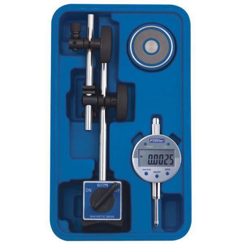 Fowler fine adjustment magnetic base with indi-xblue electronic indicator for sale