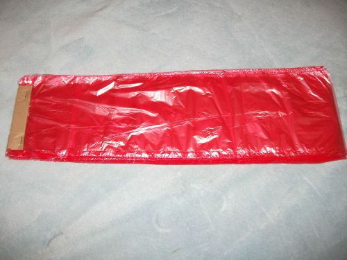 poly newspaper bags, 4000 ct. RED tint. 5 1/2&#039;&#039;x 19&#039;&#039; 0.4mil grade.